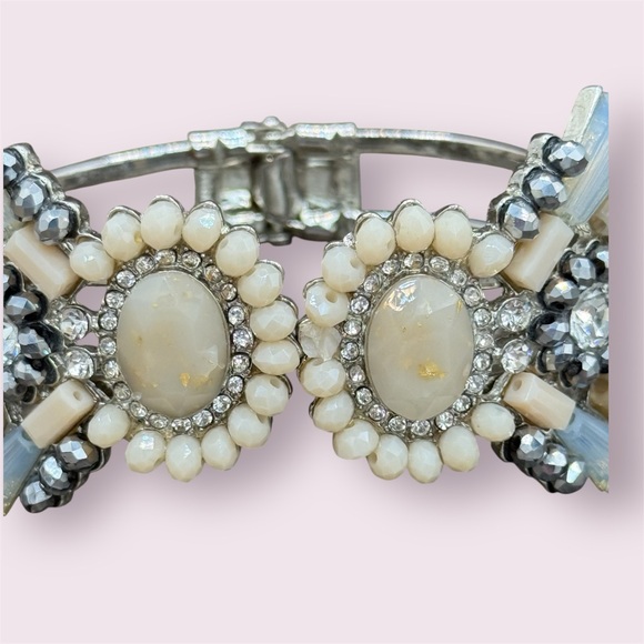 Beaded Statement Cuff Bracelet - Picture 5 of 6